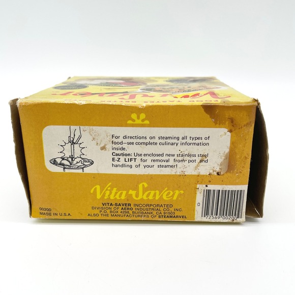VitaSaver Vintage Kitchen‎ Gadget Stainless Steel Food Steamer Expandable Prop - Picture 6 of 13